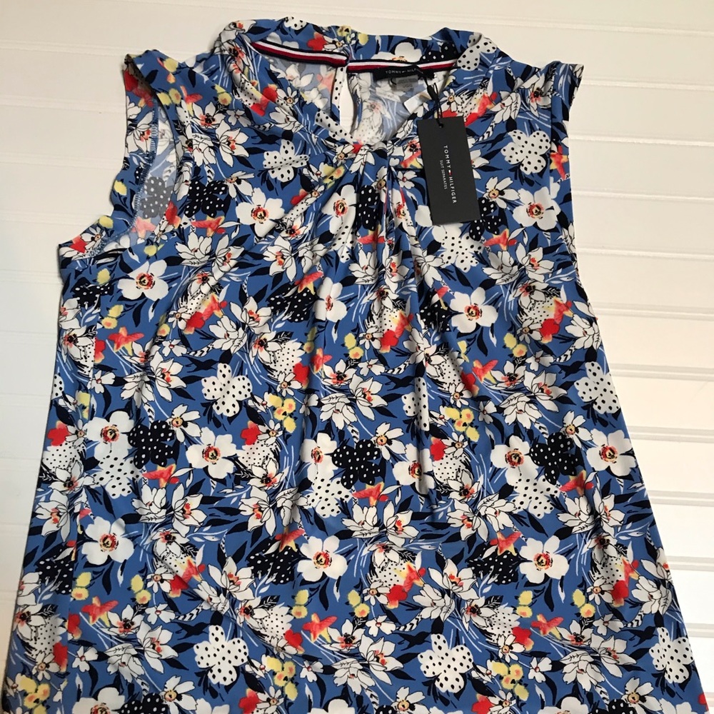 NEW Tommy Hilfiger Floral Blouse